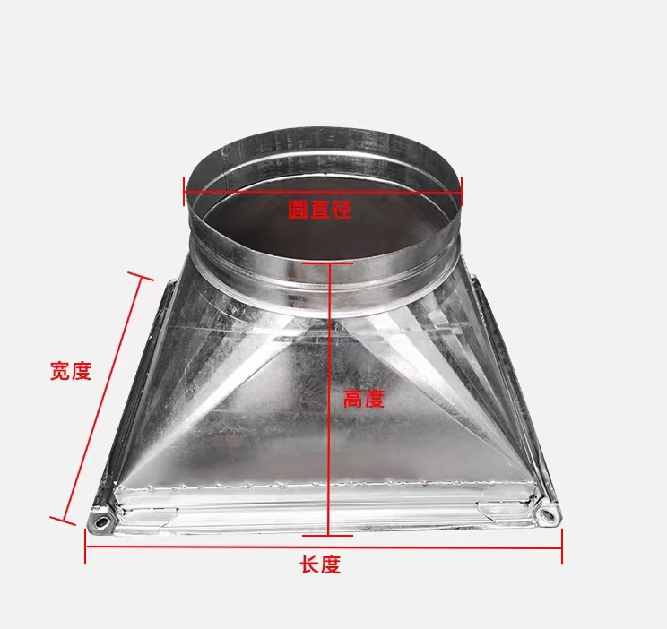 江西草莓AV風管加工：變徑接頭（tóu）產品-2